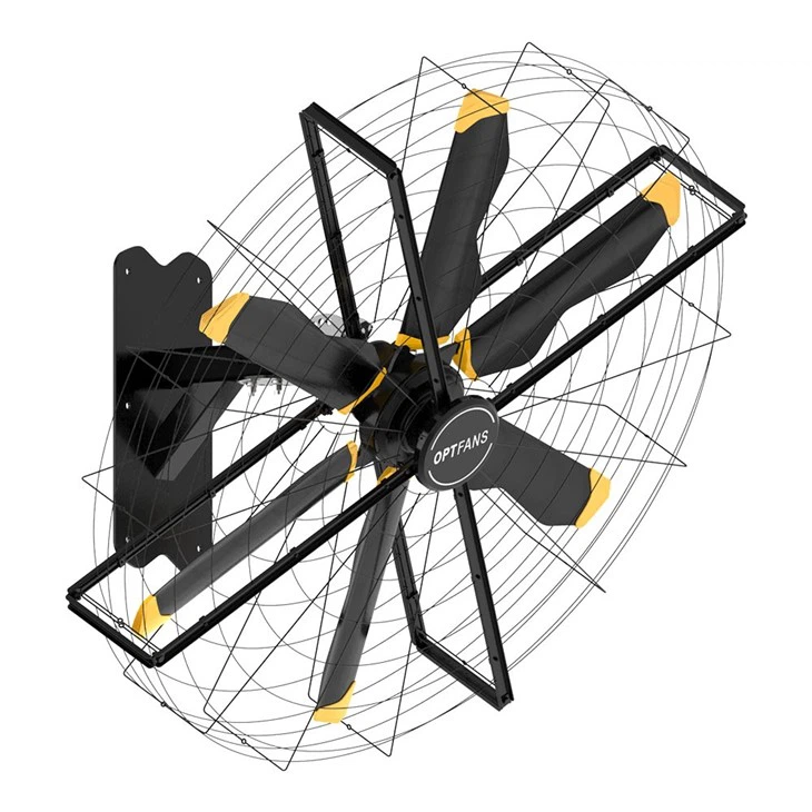 OPTFANS Large Wall-mounted Fans Big Wall Fans